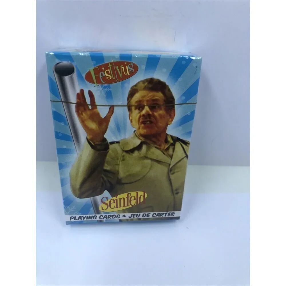 *Seinfeld Festivus Holiday Playing Cards , Kramer- George - Elaine New Sealed